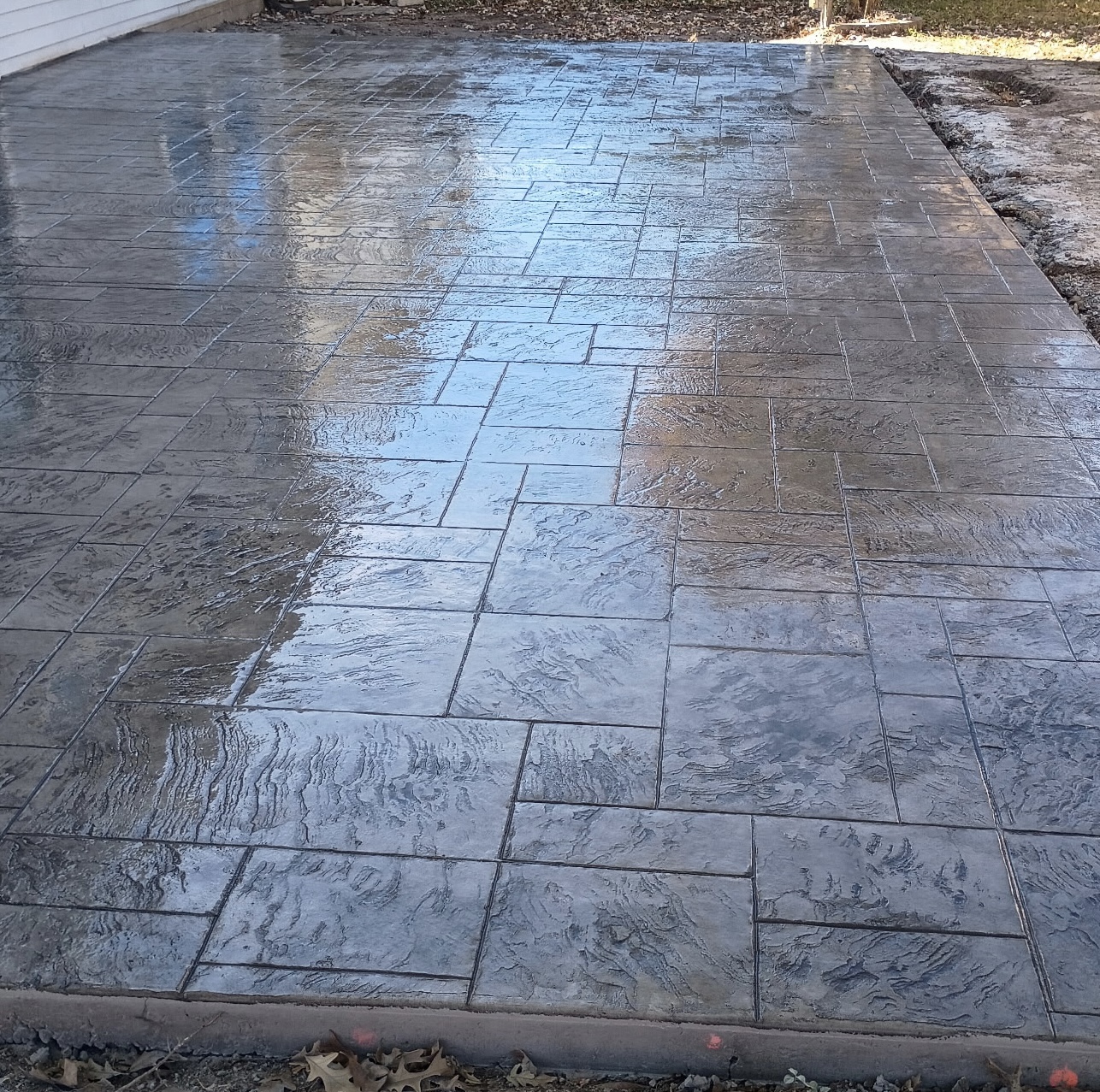 Custom patio flooring installation Houston - Double A Construction